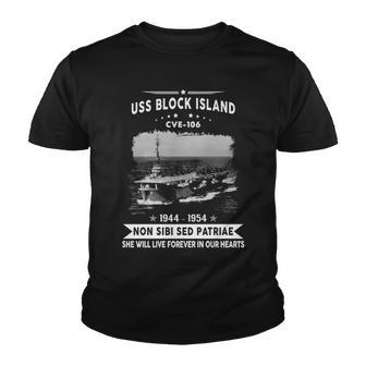 Uss Block Island Cve V2 Youth T-shirt - Monsterry CA