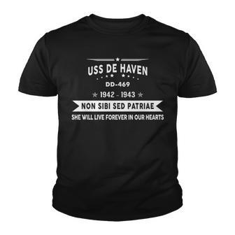 Uss De Haven Dd Youth T-shirt - Monsterry UK