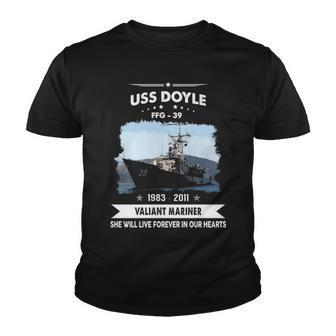 Uss Doyle Ffg Youth T-shirt - Monsterry UK