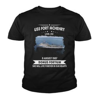Uss Fort Mchenry Lsd V2 Youth T-shirt - Monsterry