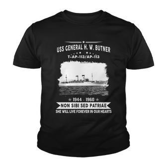 Uss General H W Butner T Ap 113 Ap Youth T-shirt - Monsterry AU