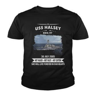 Uss Halsey Ddg Youth T-shirt - Monsterry UK