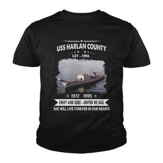 Uss Harlan County Lst Youth T-shirt - Monsterry UK