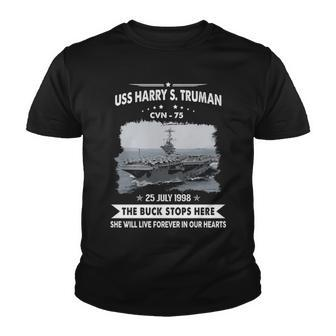 Uss Harry S Truman Cvn V2 Youth T-shirt - Monsterry
