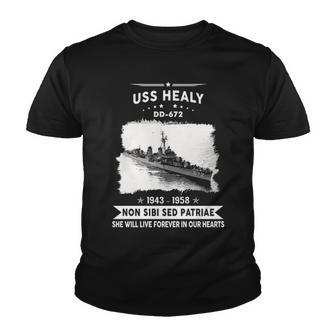 Uss Healy Dd Youth T-shirt - Monsterry UK