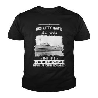 Uss Kitty Hawk Akv Youth T-shirt - Monsterry DE