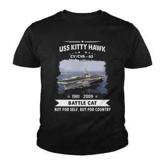 Uss Kittyhawk Cv 63 Cva Youth T-shirt - Monsterry DE