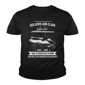 Uss Lewis And Clark Ssbn Youth T-shirt - Monsterry DE