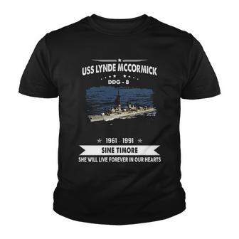 Uss Lynde Mccormick Ddg V2 Youth T-shirt - Monsterry