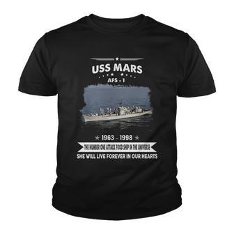 Uss Mars Afs Youth T-shirt - Monsterry