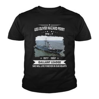 Uss Oliver Hazard Perry Ffg Youth T-shirt - Monsterry UK