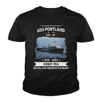 Uss Portland Lsd Youth T-shirt - Monsterry CA