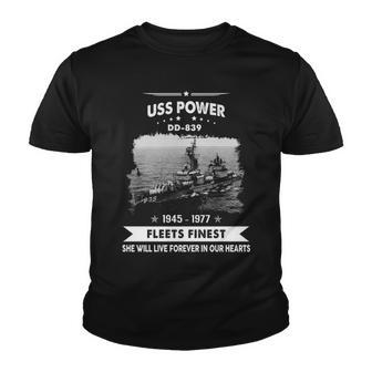 Uss Power Dd Youth T-shirt - Monsterry UK