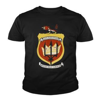 Uss Saratoga Cv 60 Cva 60 Cvb Youth T-shirt - Monsterry