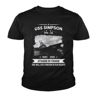 Uss Simpson Ffg V2 Youth T-shirt - Monsterry CA