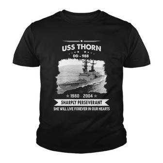 Uss Thorn Dd Youth T-shirt - Monsterry