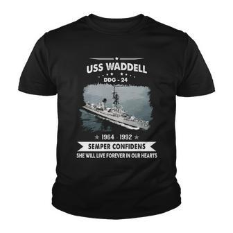 Uss Waddell Ddg V2 Youth T-shirt - Monsterry AU