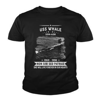 Uss Whale Ssn Youth T-shirt - Monsterry