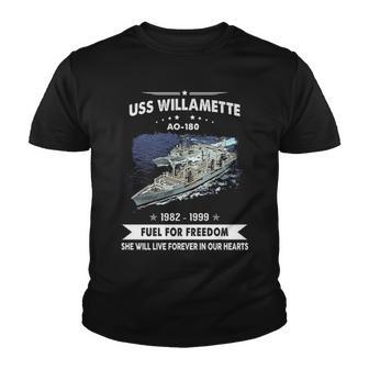 Uss Willamette Ao Youth T-shirt - Monsterry