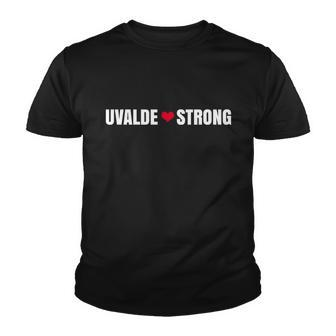 Uvalde Texas Strong Heart Youth T-shirt - Monsterry CA