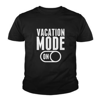 Vacation Mode On V2 Youth T-shirt - Thegiftio UK