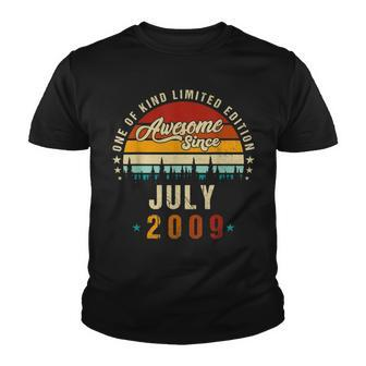 Vintage 13Th Birthday Awesome Since July 2009 Epic Legend Youth T-shirt - Seseable