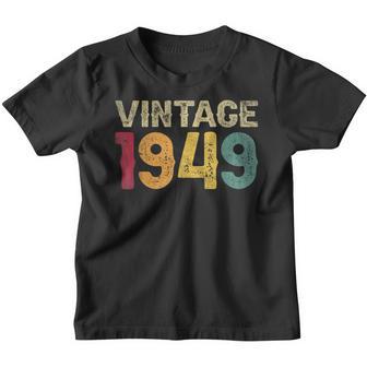 Vintage 1949 Made In 1949 Funny 73Rd Birthday 73 Years Old Youth T-shirt - Thegiftio UK