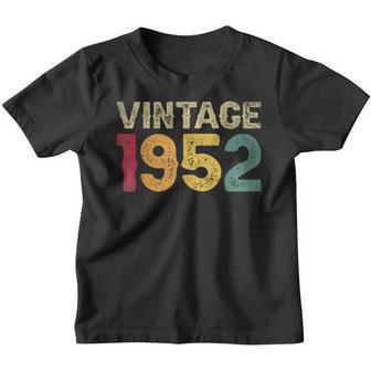 Vintage 1952 Made In 1952 Funny 70Th Birthday 70 Years Old Youth T-shirt - Thegiftio UK