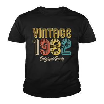 Vintage 1982 Original Parts 40Th Birthday V2 Youth T-shirt - Monsterry
