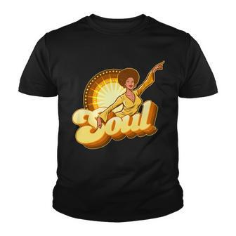 Vintage Afro Soul Retro 70S Tshirt Youth T-shirt - Monsterry CA