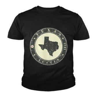 Vintage Austin Texas Logo Tshirt Youth T-shirt - Monsterry