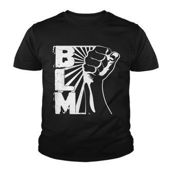 Vintage Blm Black Lives Matter Fist Tshirt Youth T-shirt - Monsterry DE