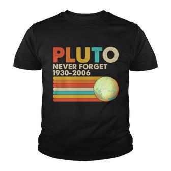 Vintage Colors Pluto Never Forget 1930-2006 Tshirt Youth T-shirt - Monsterry