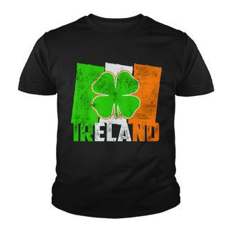 Vintage Ireland Irish Flag St Patricks Day Youth T-shirt - Monsterry CA