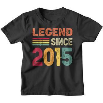 Vintage Legend Since 2015 7Th Birthday 7 Years Old Gifts Youth T-shirt - Thegiftio UK