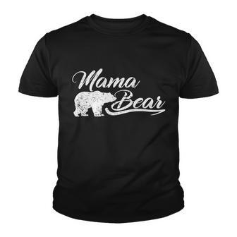 Vintage Mama Bear Retro Mother Logo Tshirt Youth T-shirt - Monsterry AU