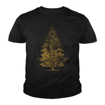 Vintage Nature Lover Pine Tree Forest V2 Youth T-shirt - Monsterry CA