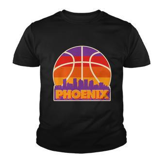 Vintage Phoenix Basketball Skyline Logo Youth T-shirt - Monsterry CA
