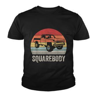 Vintage Retro Classic Square Body Squarebody Truck Tshirt Youth T-shirt - Monsterry DE