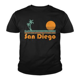 Vintage San Diego Beach Sunset Youth T-shirt - Thegiftio UK