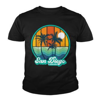 Vintage San Diego California Summer Vacation Beach Souvenirs Youth T-shirt - Thegiftio UK