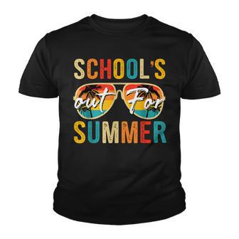 Vintage Schools Out For Summer Last Day Of School Vacation Youth T-shirt - Thegiftio UK