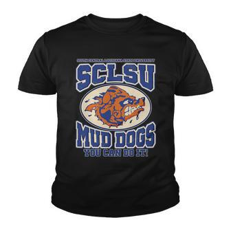 Vintage Sclsu Mud Dogs Classic Football Tshirt Youth T-shirt - Monsterry AU