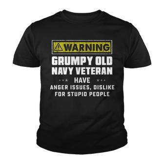 Warning Grumpy V2 Youth T-shirt - Monsterry DE