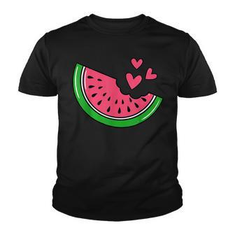 Watermelon Slice Melon Summer Vacation Season Fruit Lovers V2 Youth T-shirt - Thegiftio UK