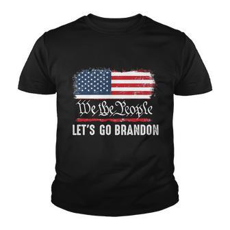 We The People Let’S Go Brandon Conservative Anti Liberal Youth T-shirt - Thegiftio UK