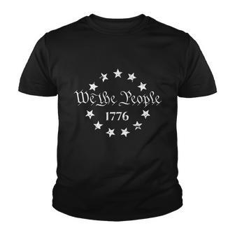 We The People Shirt 1776 Betsy Ross Flag Independence Day Youth T-shirt - Monsterry AU