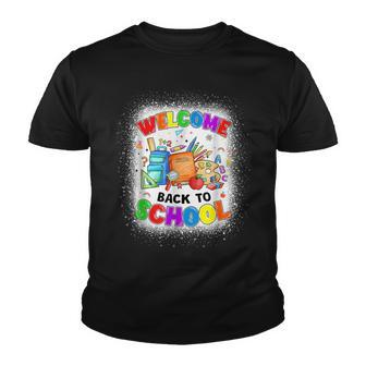 Welcome Back To School Cute Teacher Students First Day Youth T-shirt - Thegiftio UK