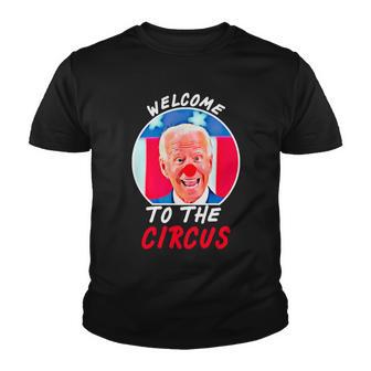 Welcome To The Circus Funny Anti Biden Clown Youth T-shirt - Thegiftio UK