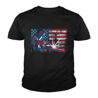 Welder American Flag V2 Youth T-shirt - Thegiftio UK
